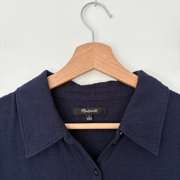 Madewell crinkle button up shirt - Picture 4 of 6